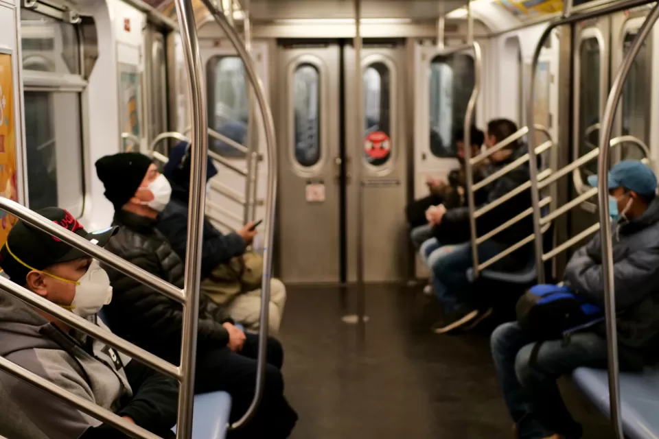 New York Subway Coronvairus